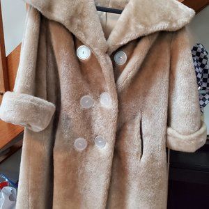 Vintage Faux Fur Coat Sz 10